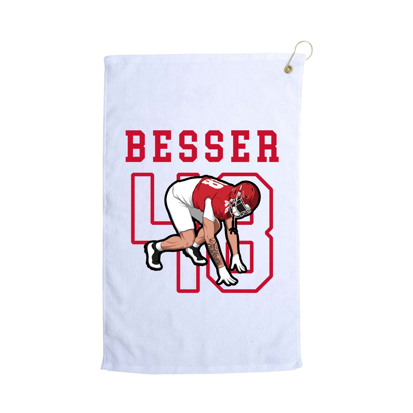 Golf Towel — Shirsey in White