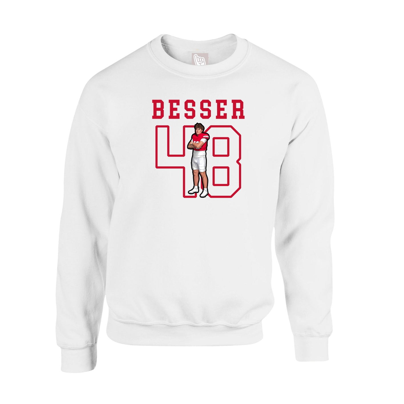 Fleece Crew — Shirsey in White
