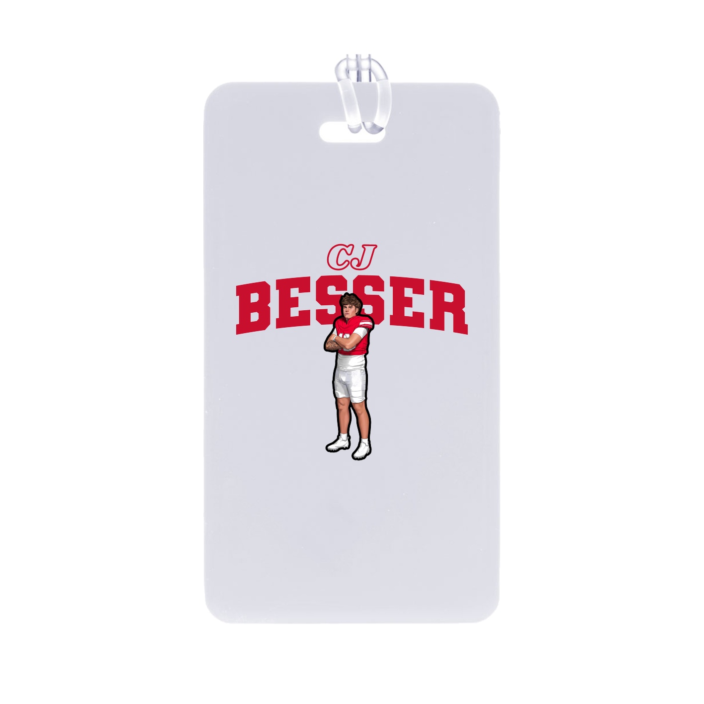 Bag Tag — Name Arch in Classic