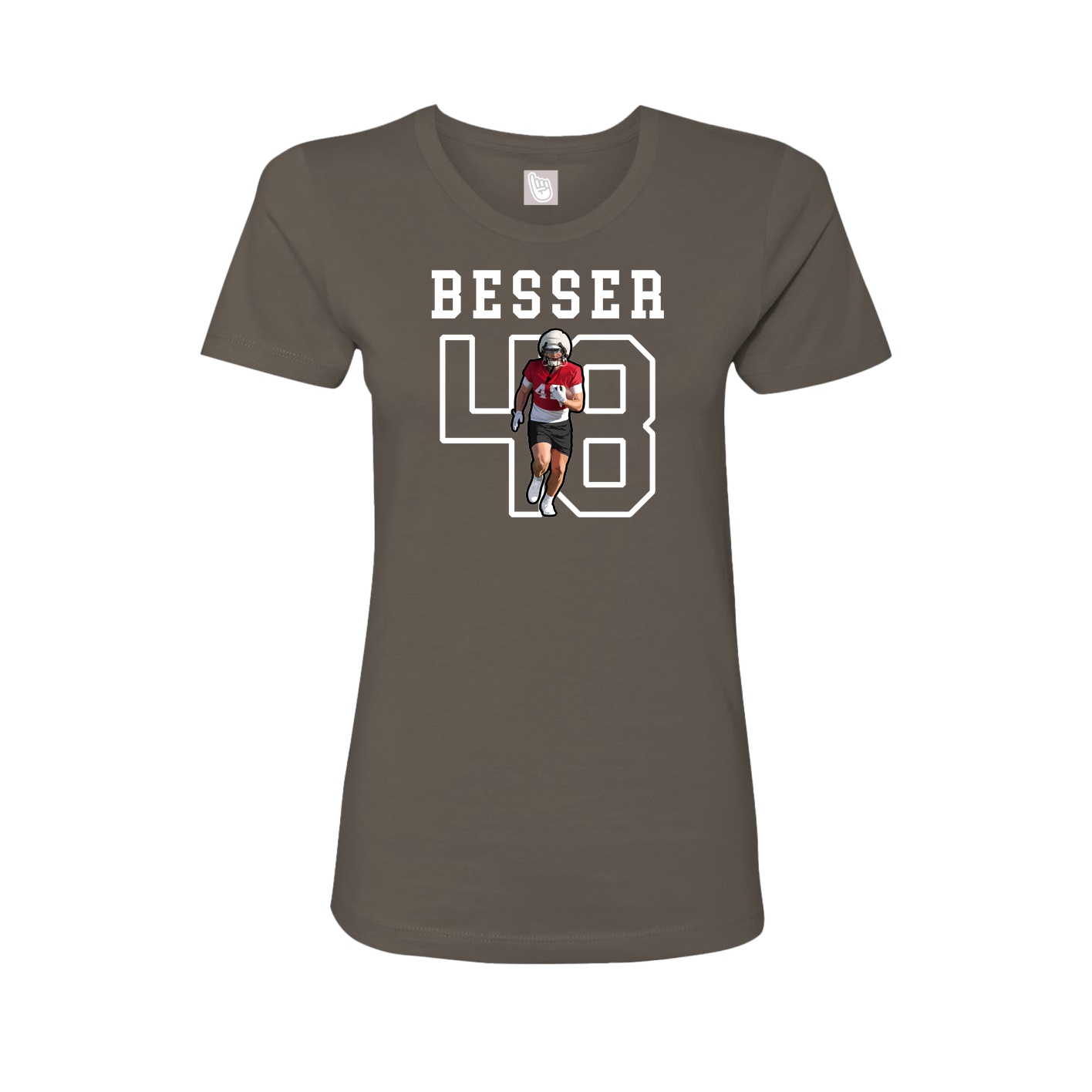 Fitted Women's Tee — Shirsey in Grey