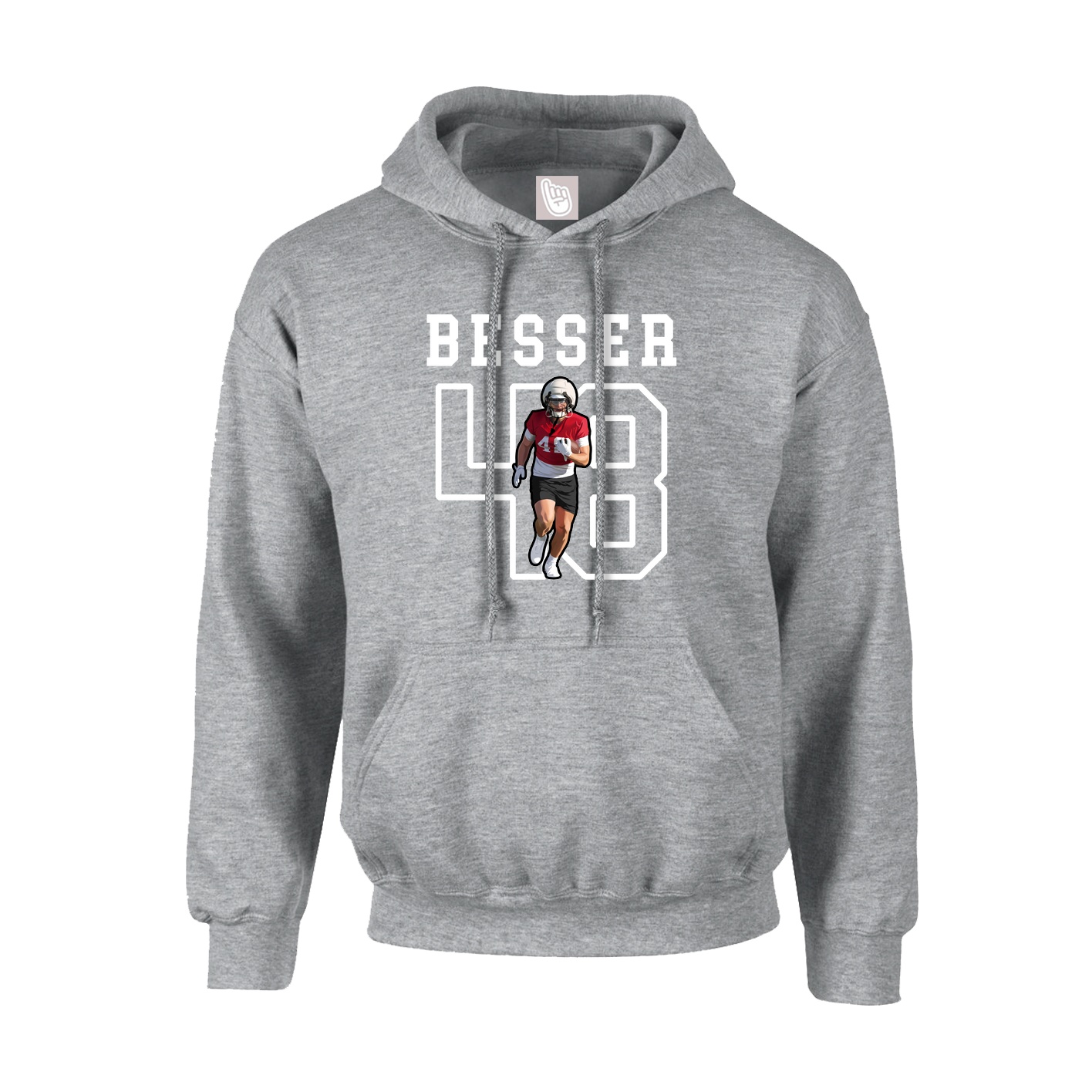 Youth Hoodie — Shirsey in Grey