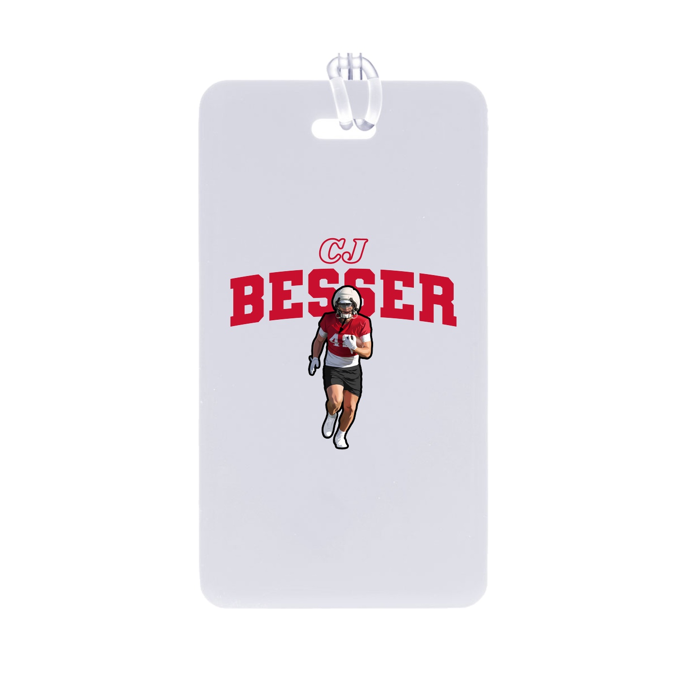 Bag Tag — Name Arch in Classic
