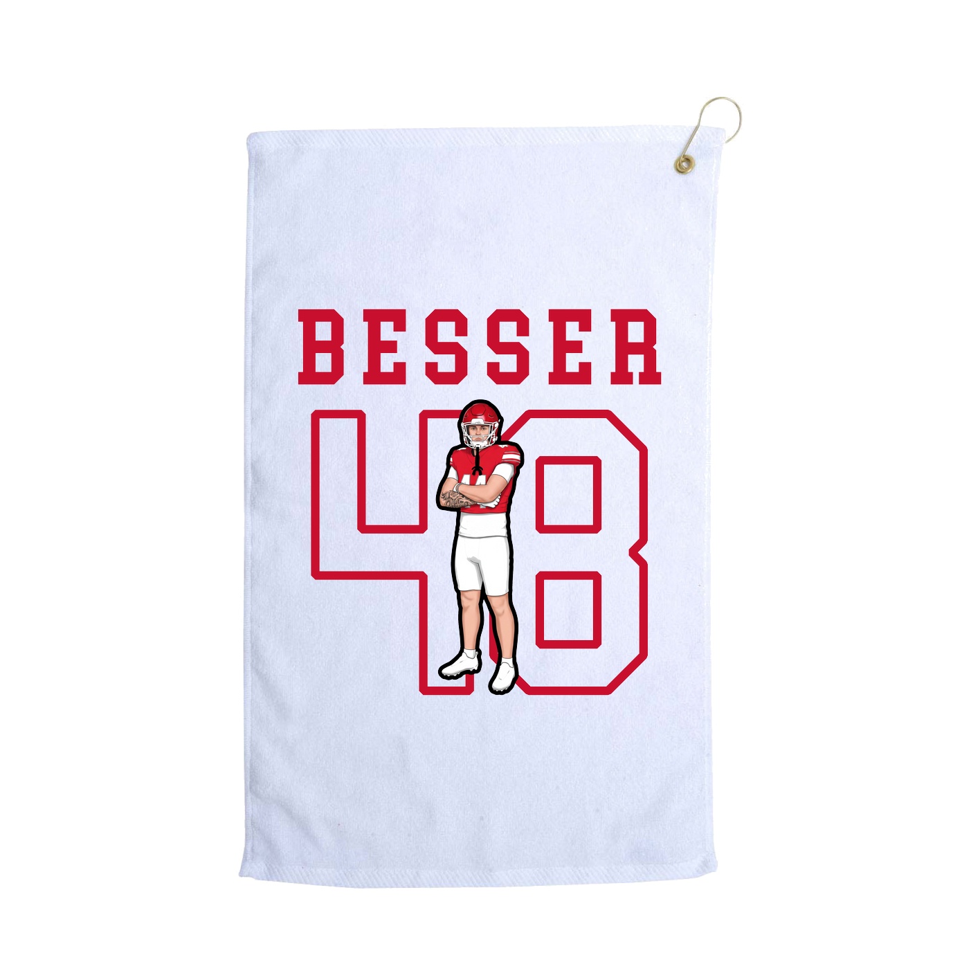 Golf Towel — Shirsey in White