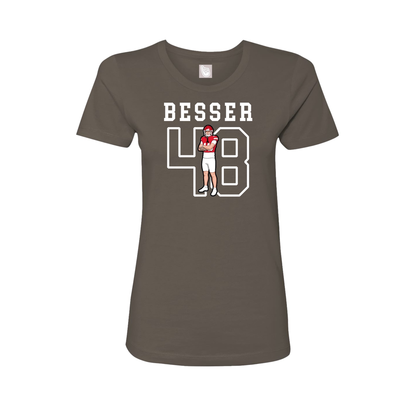 Fitted Women's Tee — Shirsey in Grey
