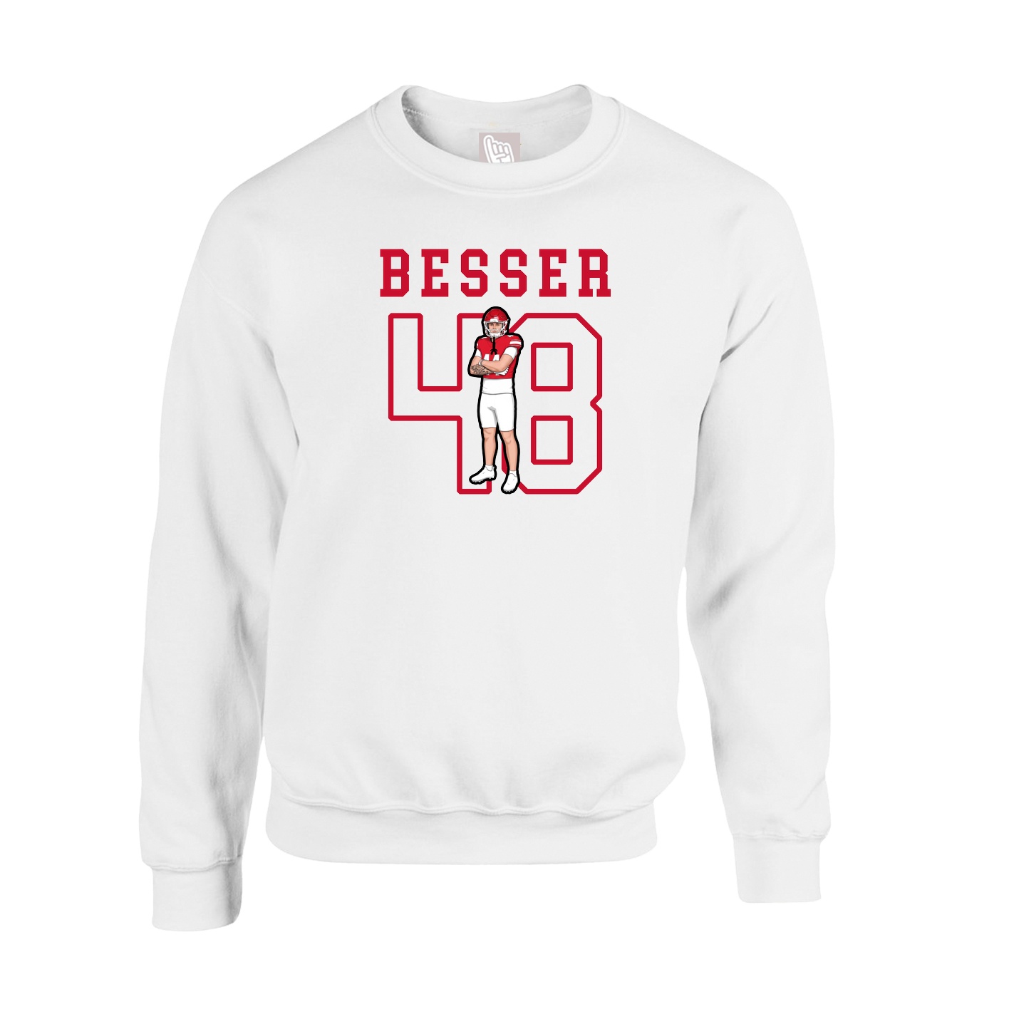 Fleece Crew — Shirsey in White