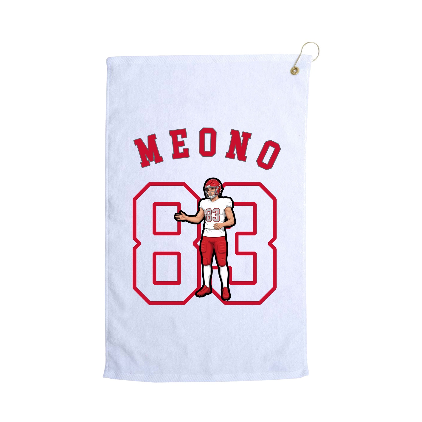 Golf Towel — Shirsey Arch in White