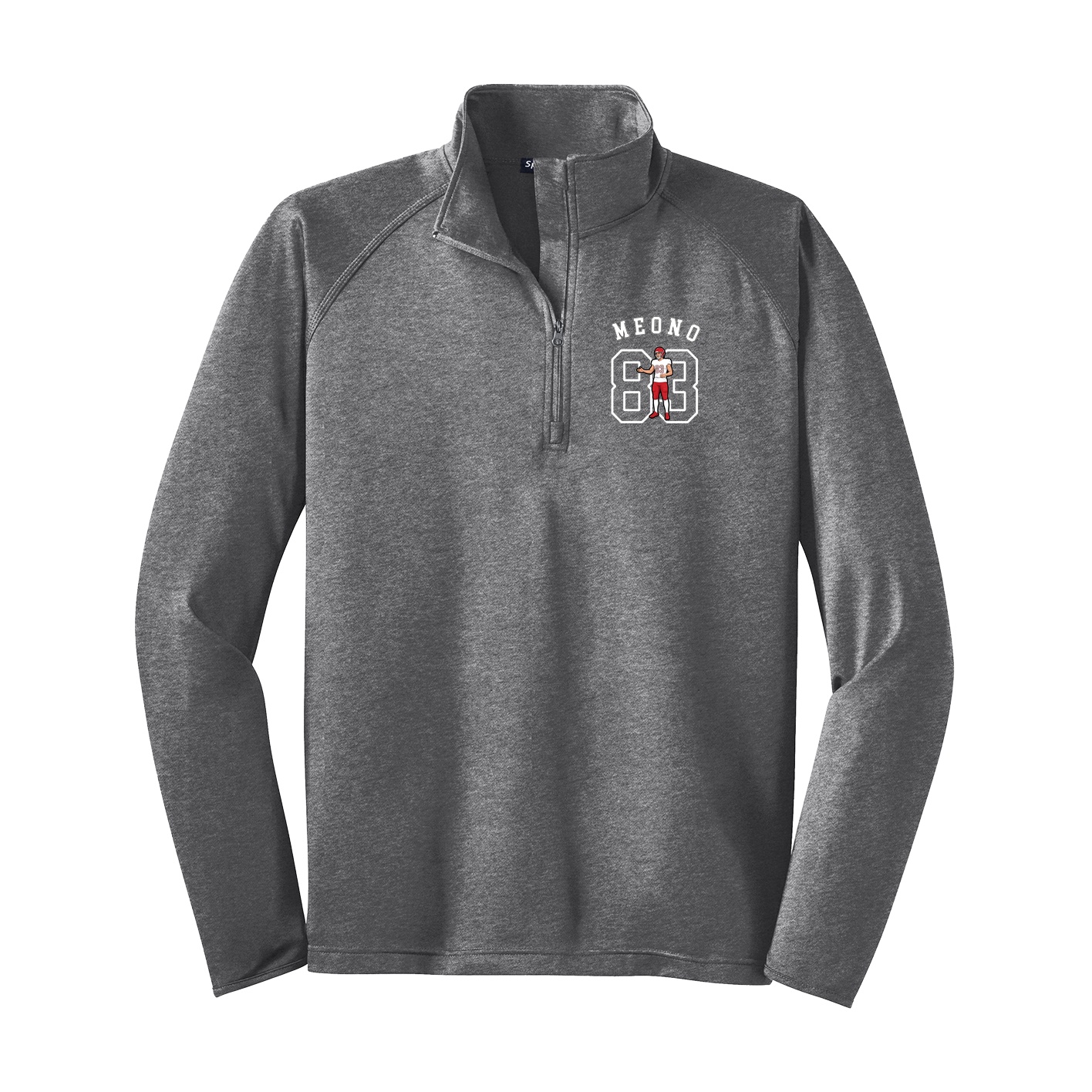 Q-Zip Pullover — Shirsey Arch in Grey