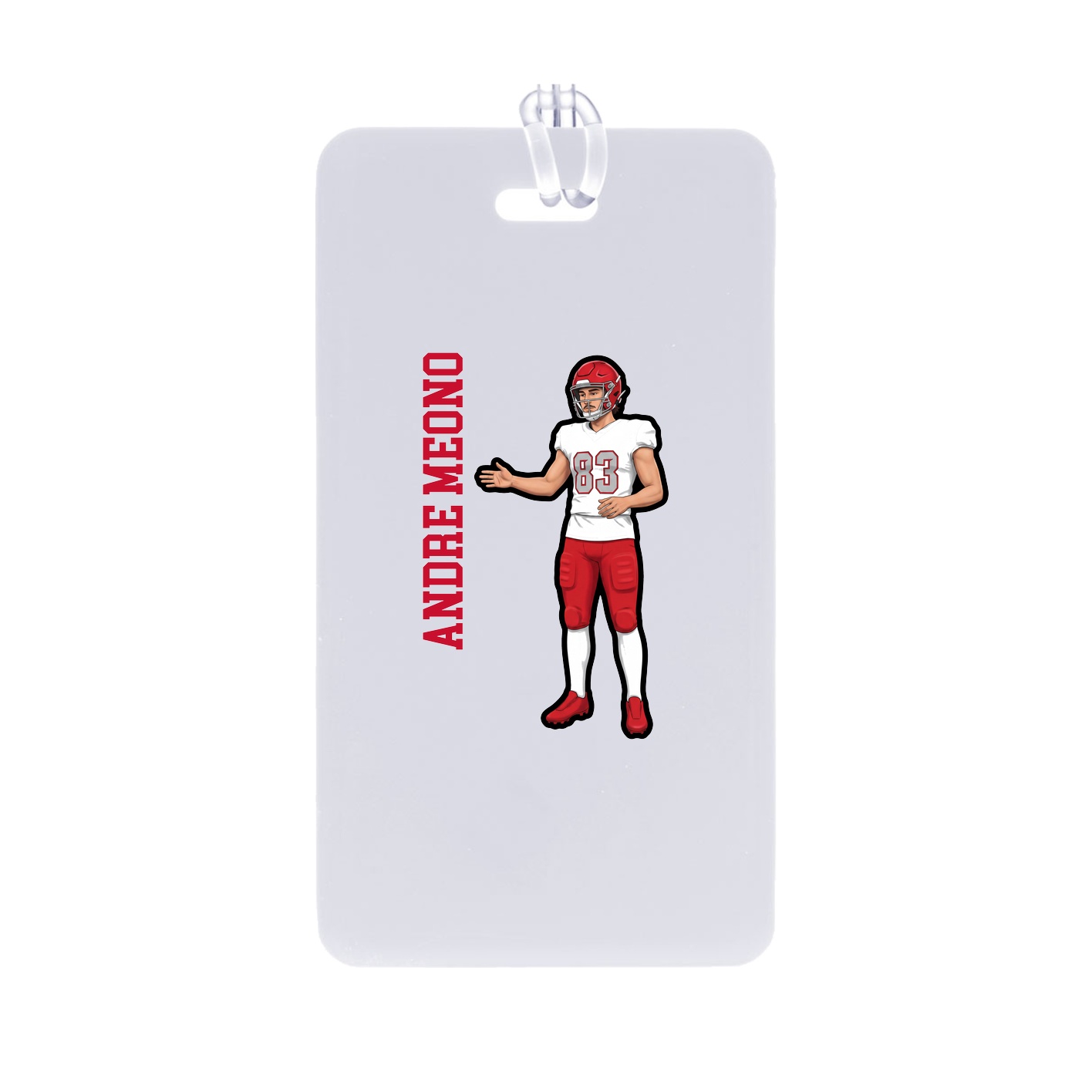 Bag Tag — Name Vertical in Classic