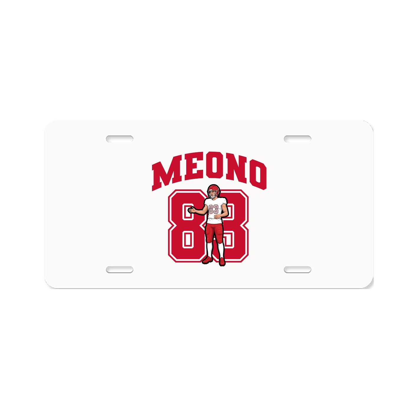 License Plate — Number in Classic