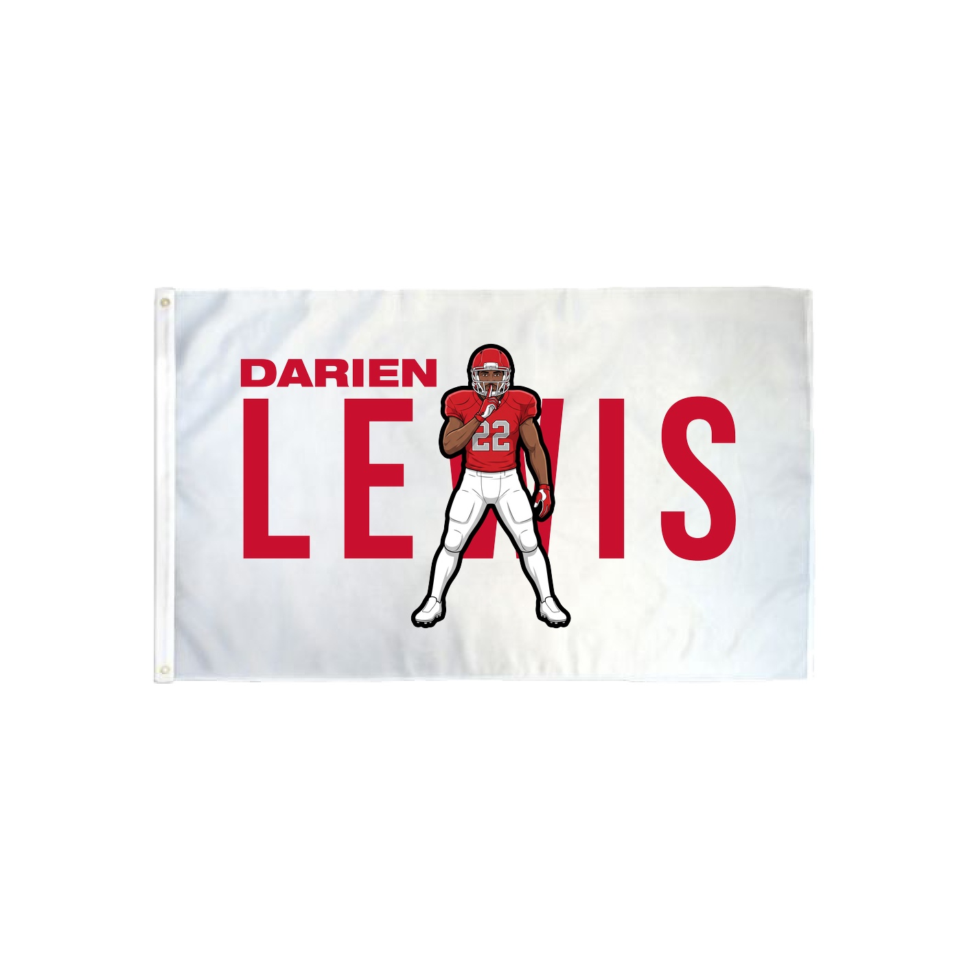 3x5 Flag — Player Name in Classic