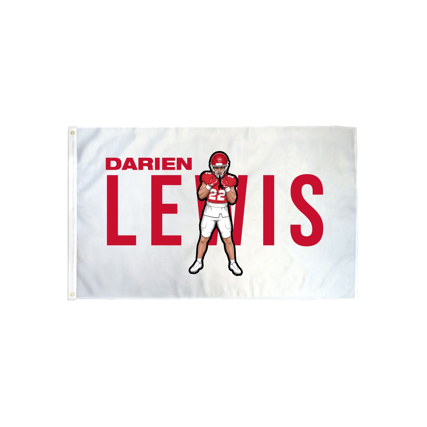 3x5 Flag — Player Name in Classic