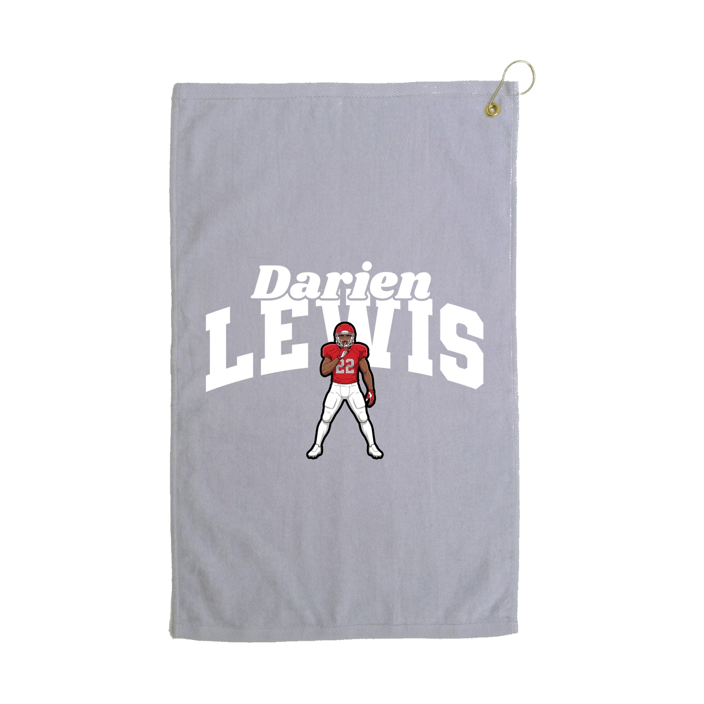 Golf Towel — Signature Arch in Grey