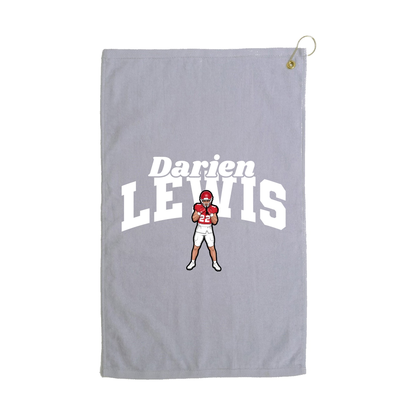 Golf Towel — Signature Arch in Grey