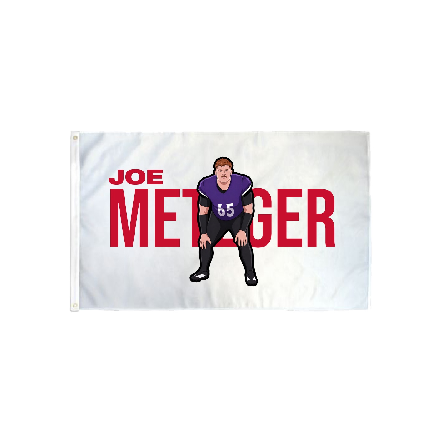 3x5 Flag — Player Name in Classic