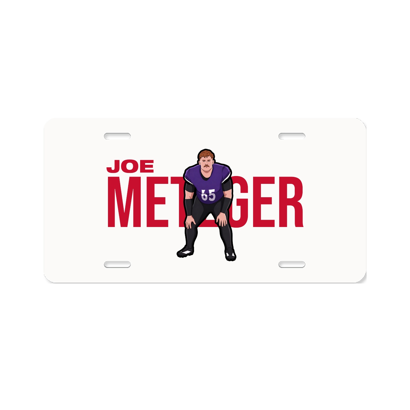 License Plate — Player Name in Classic