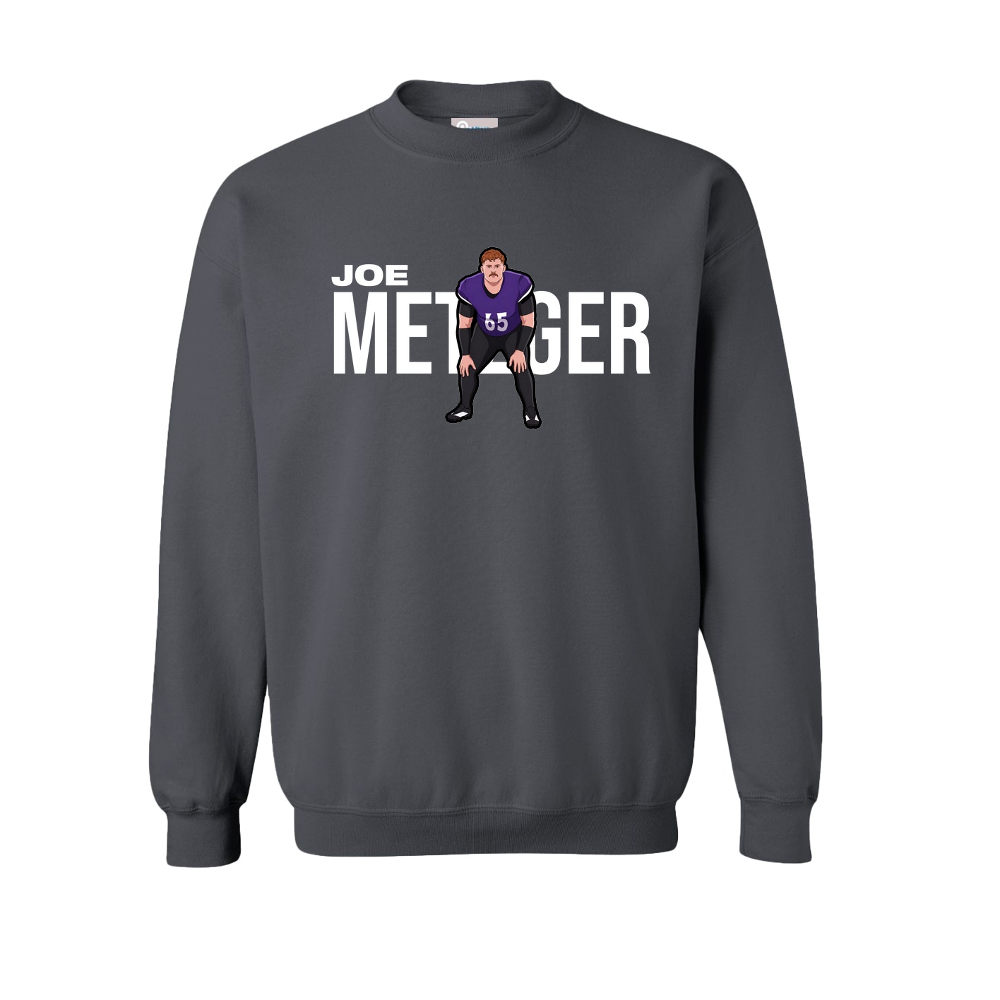 Fleece Crew — Player Name in Grey