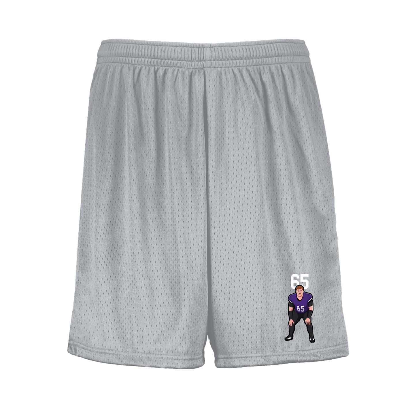 Shorts — Number Top in Silver