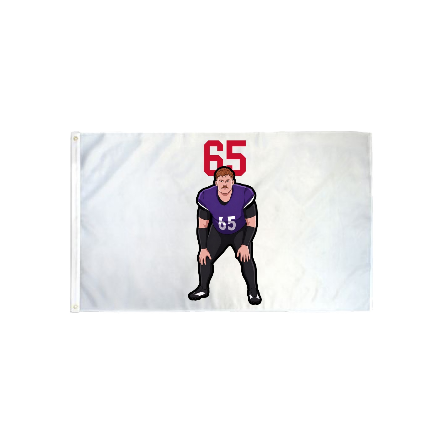 3x5 Flag — Number Top in Classic