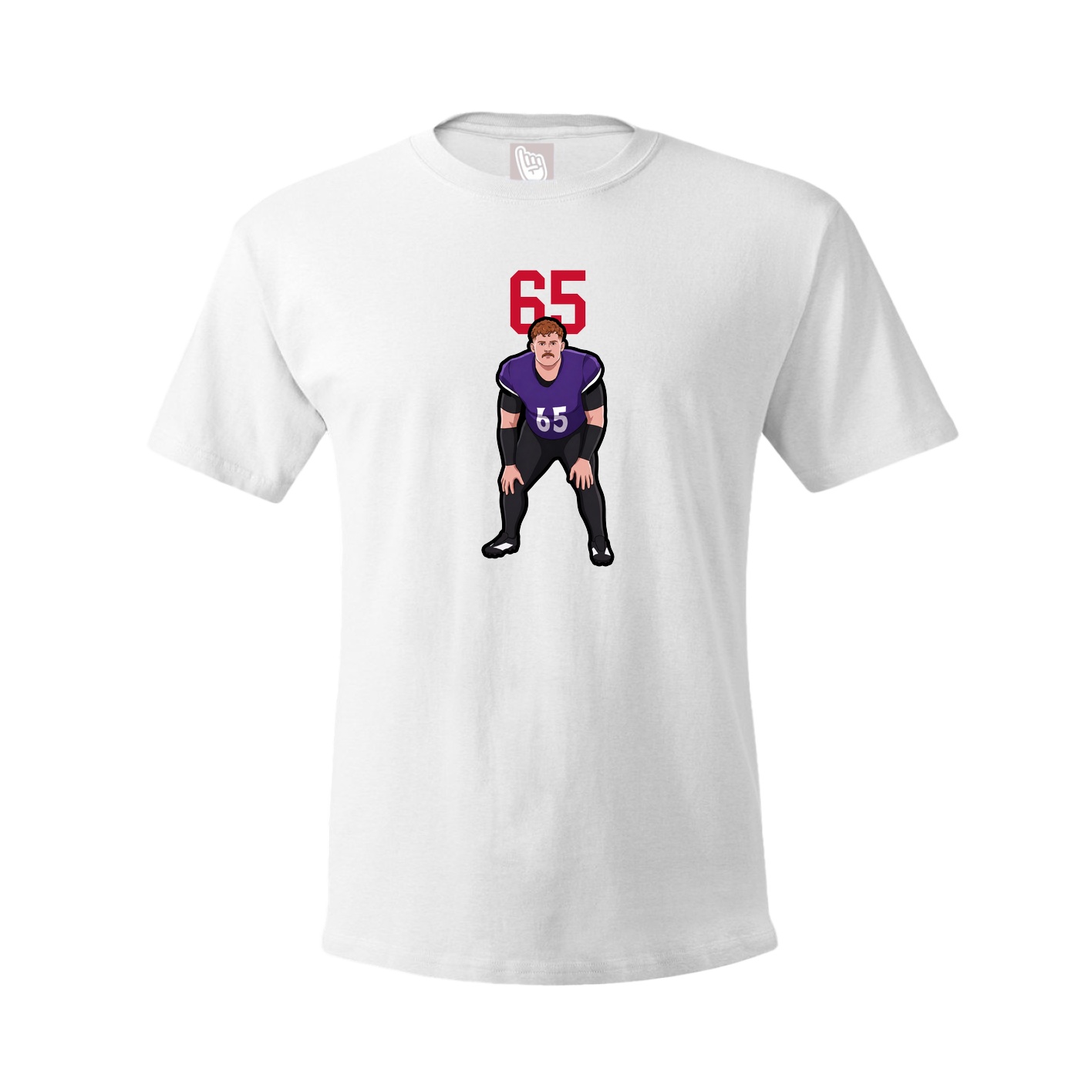 Tee — Number Top in White
