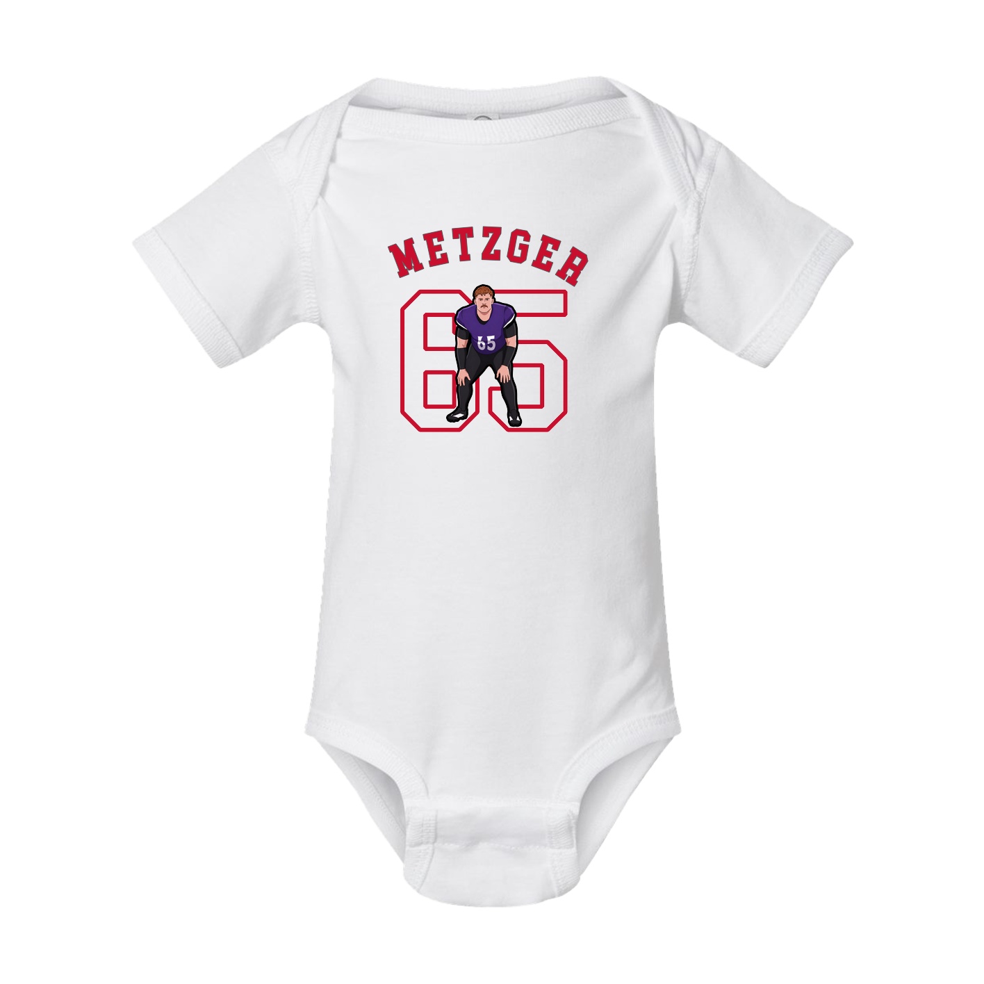 Baby Onesie — Shirsey Arch in White