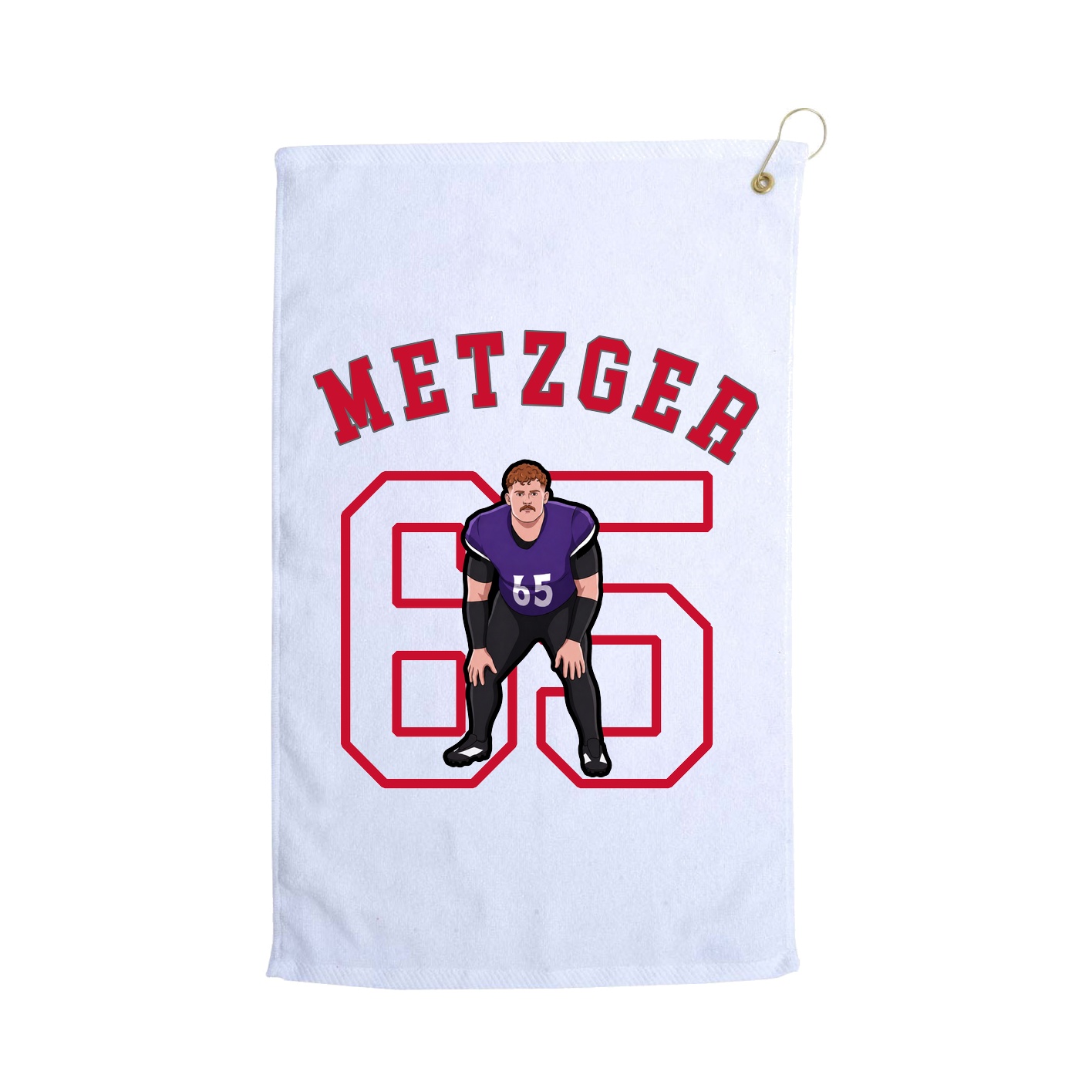 Golf Towel — Shirsey Arch in White