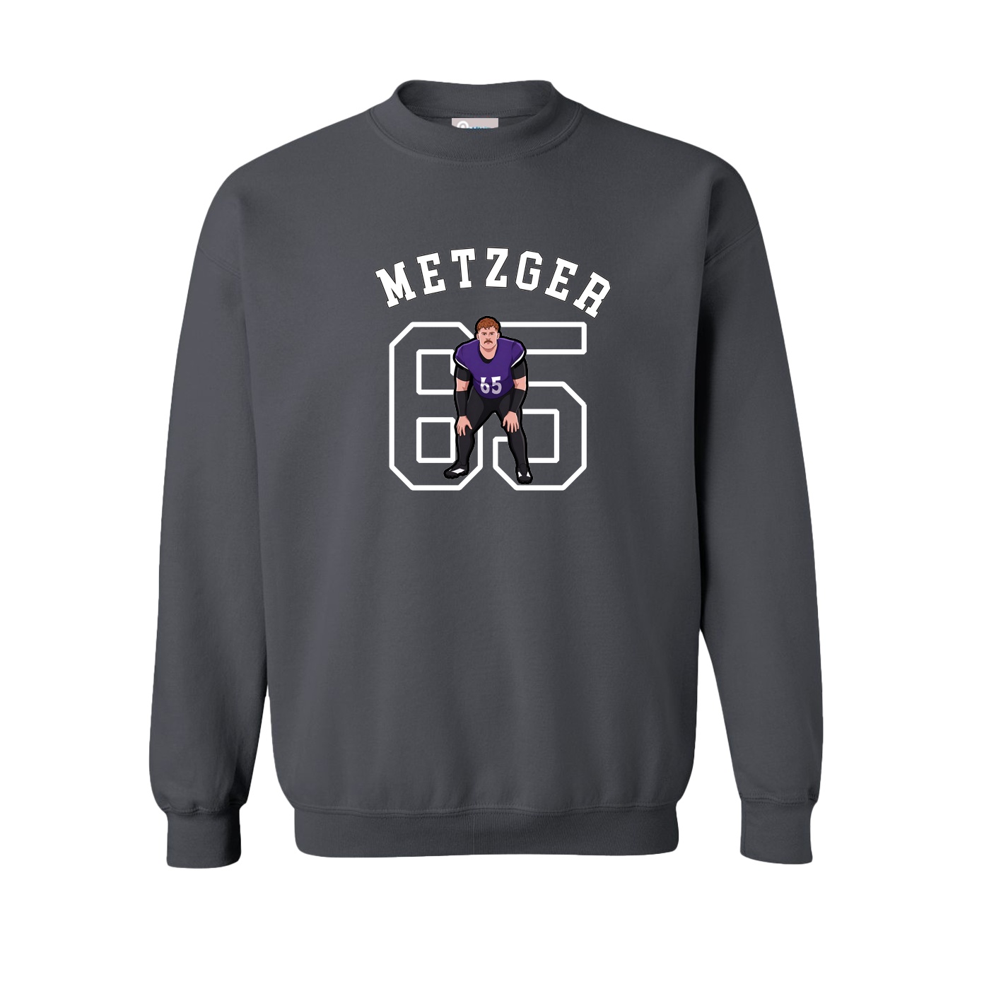 Fleece Crew — Shirsey Arch in Grey
