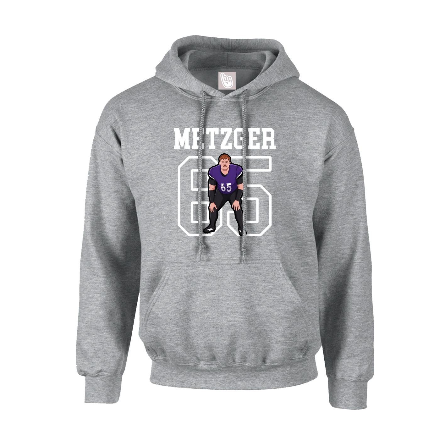 Hoodie — Shirsey in Grey