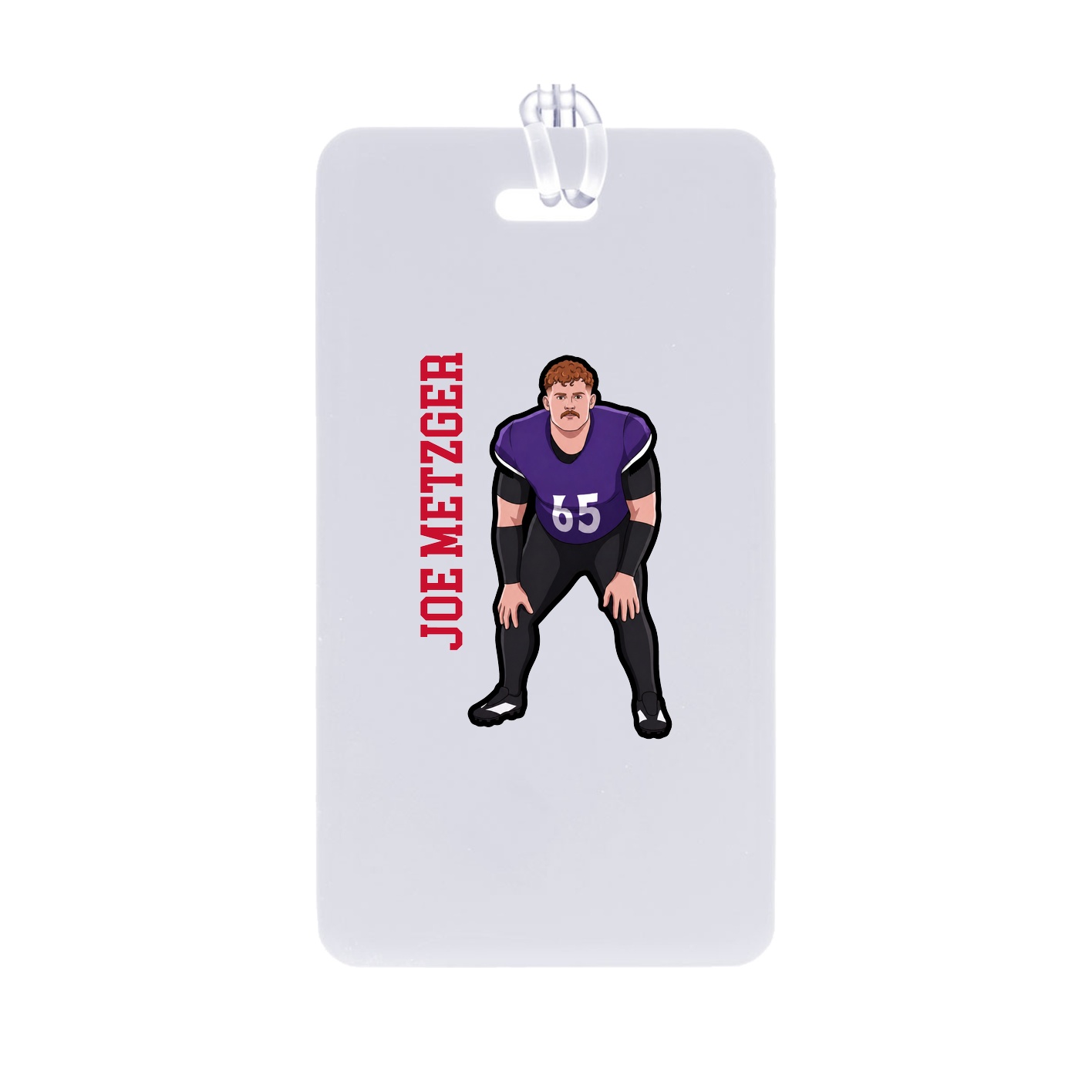 Bag Tag — Name Vertical in Classic