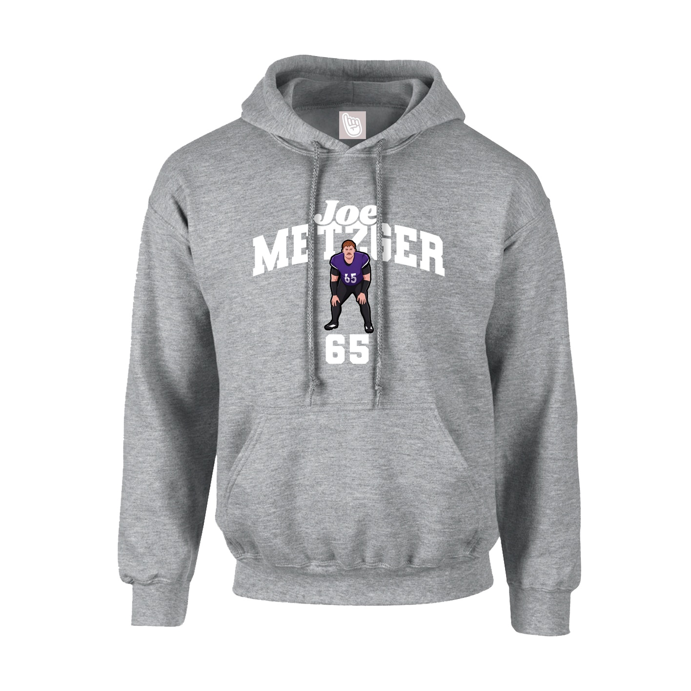 Hoodie — Signature Arch in Grey