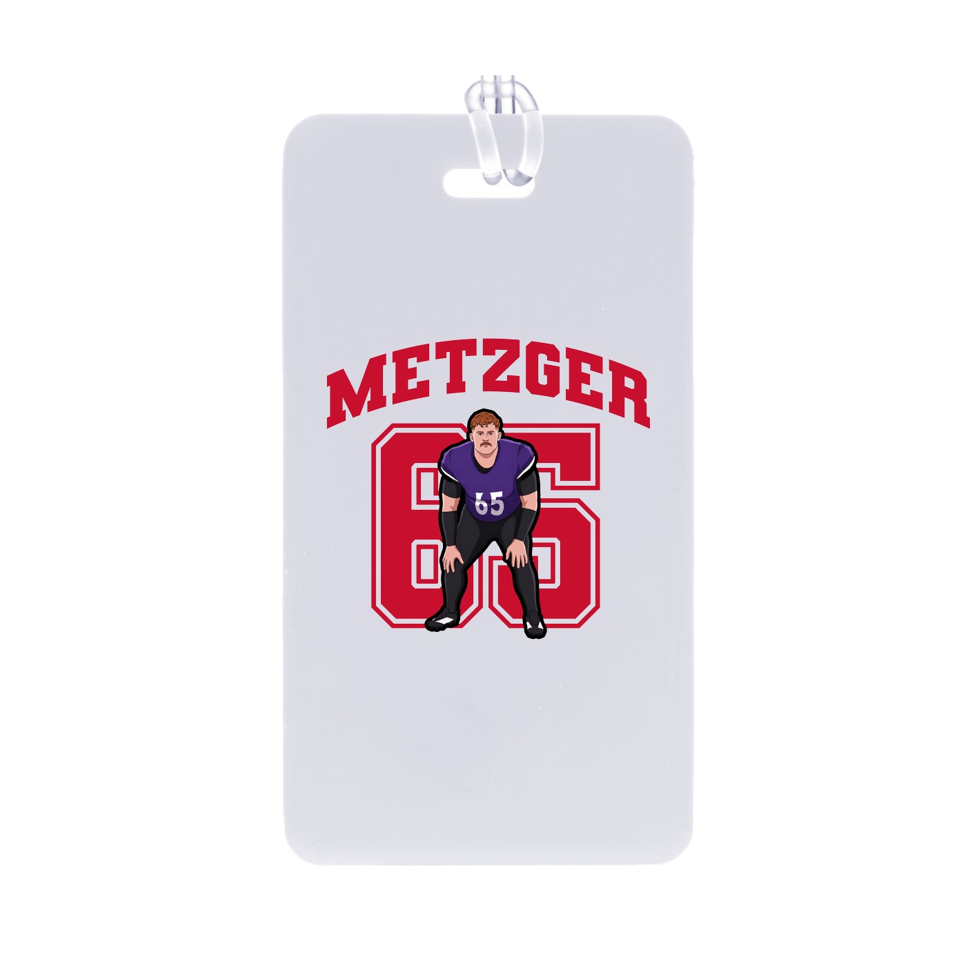 Bag Tag — Number in Classic