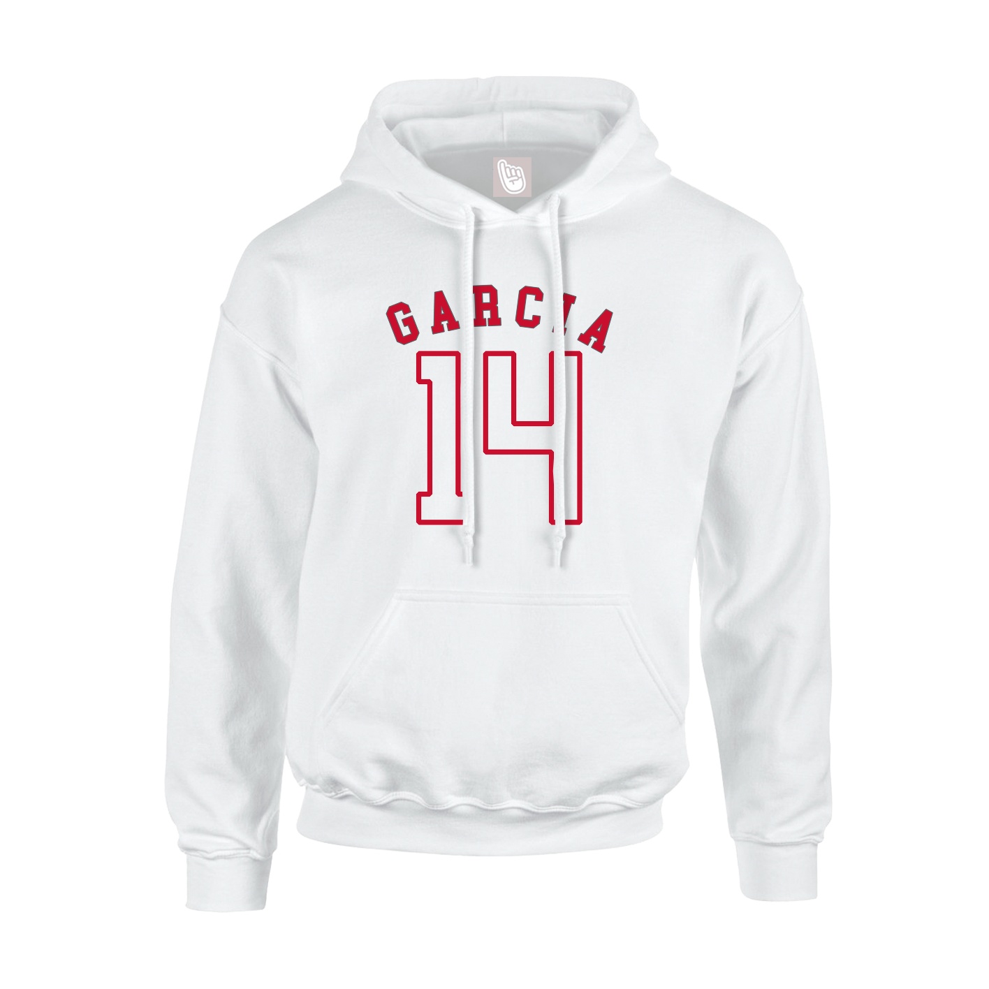 Hoodie — Shirsey Arch in White