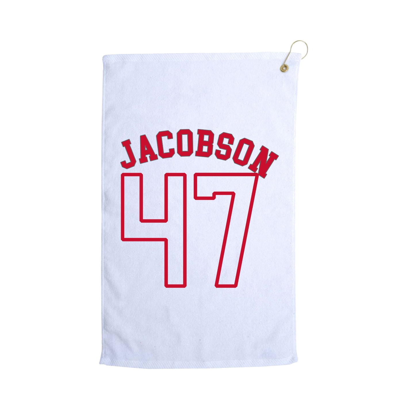 Golf Towel — Shirsey Arch in White