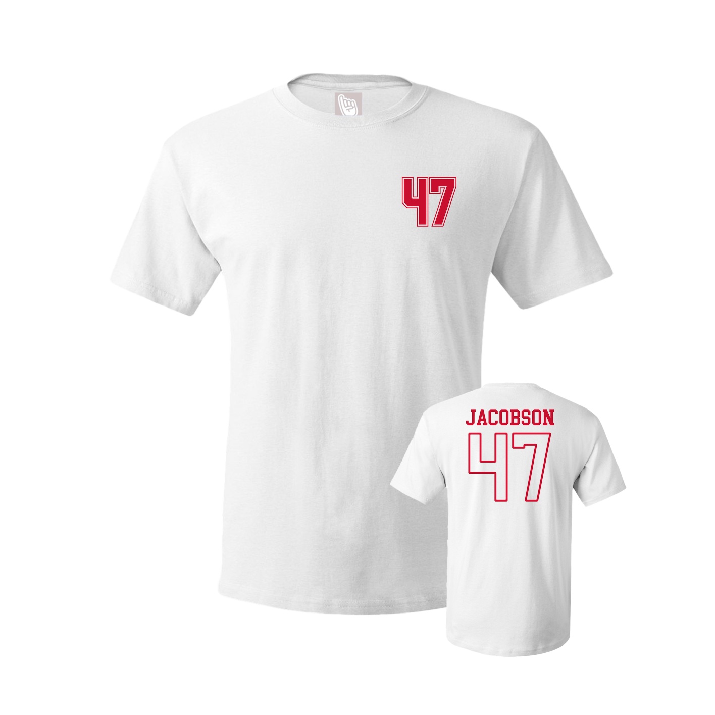 Tee — Chest Back in White
