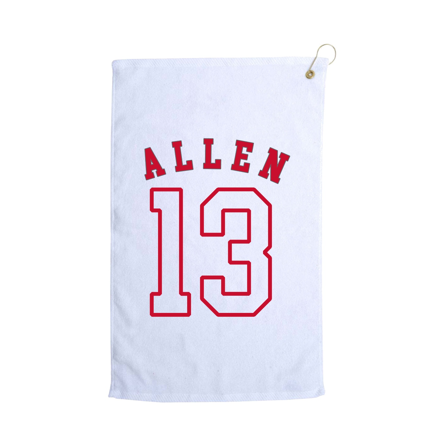 Golf Towel — Shirsey Arch in White