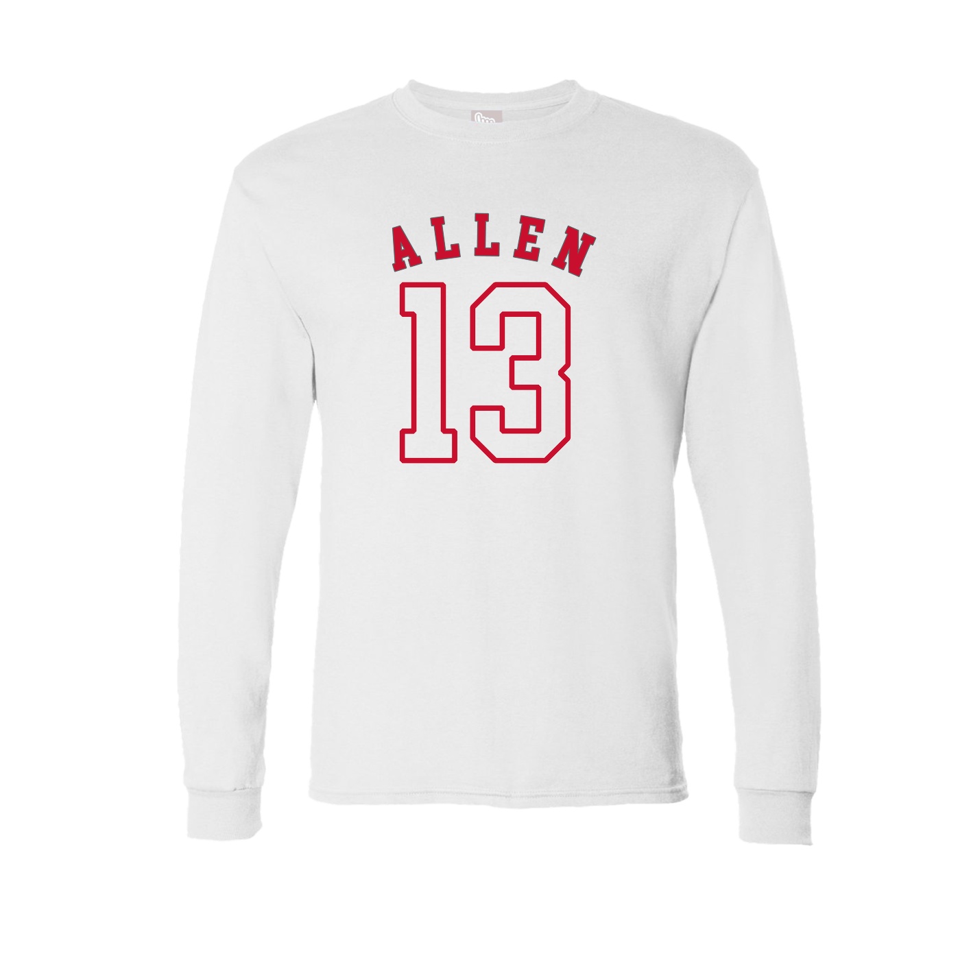 Long Sleeve Tee — Shirsey Arch in White