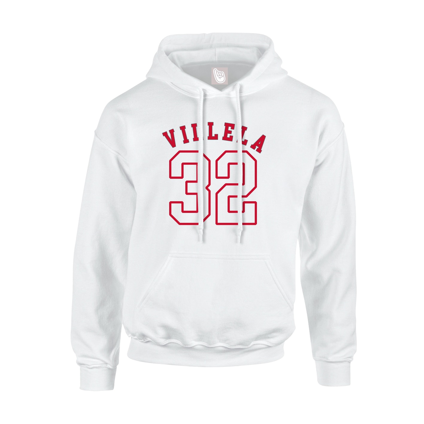 Youth Hoodie — Shirsey Arch in White