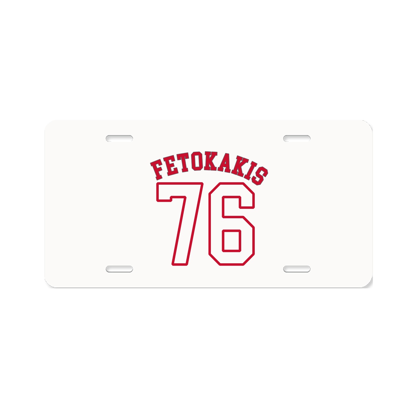 License Plate — Shirsey Arch in Classic