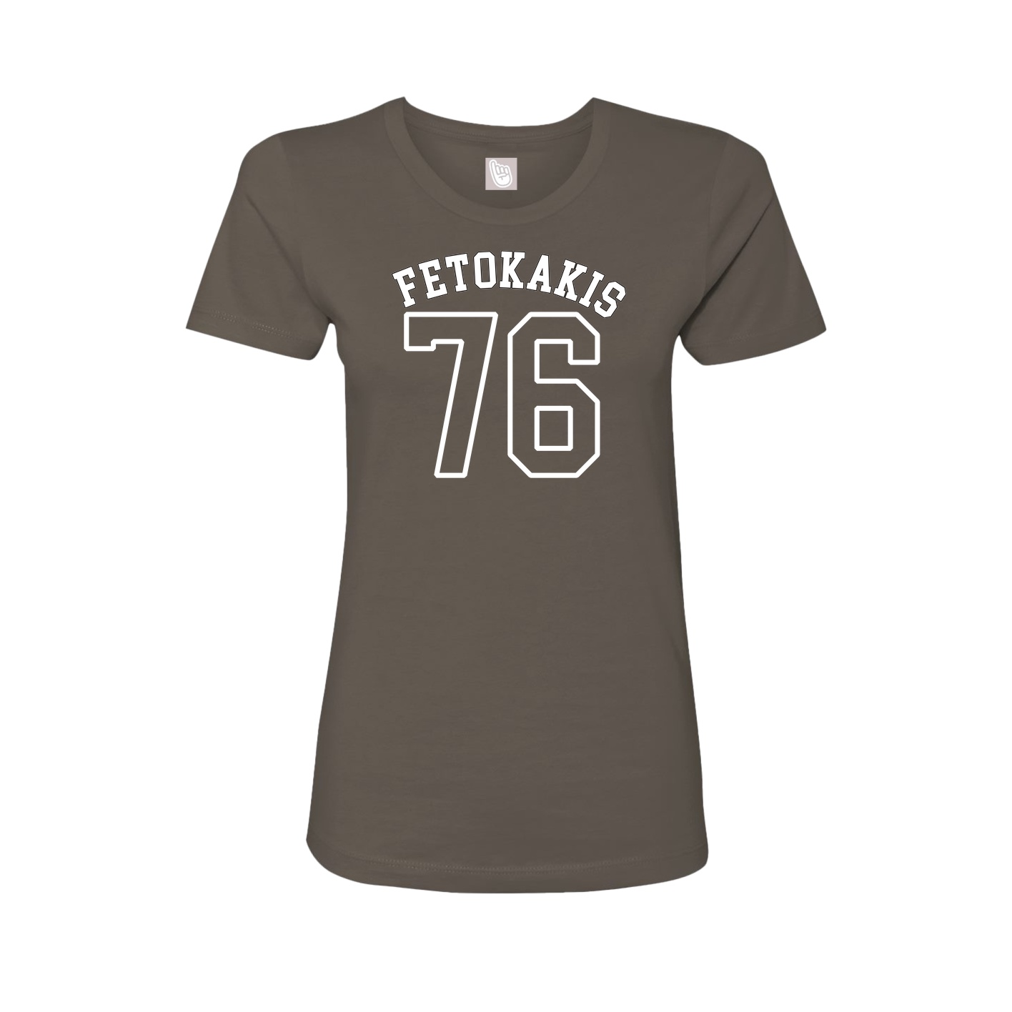 Fitted Women's Tee — Shirsey Arch in Grey