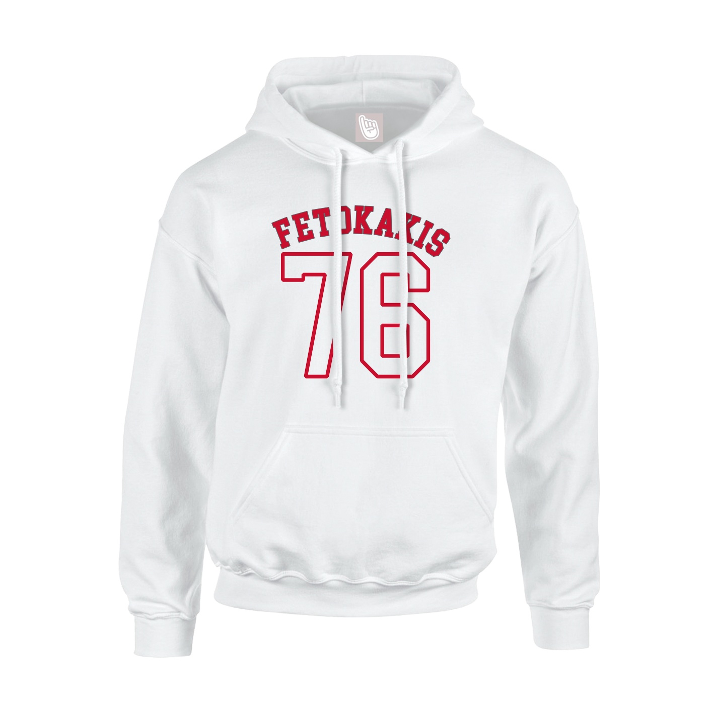 Youth Hoodie — Shirsey Arch in White