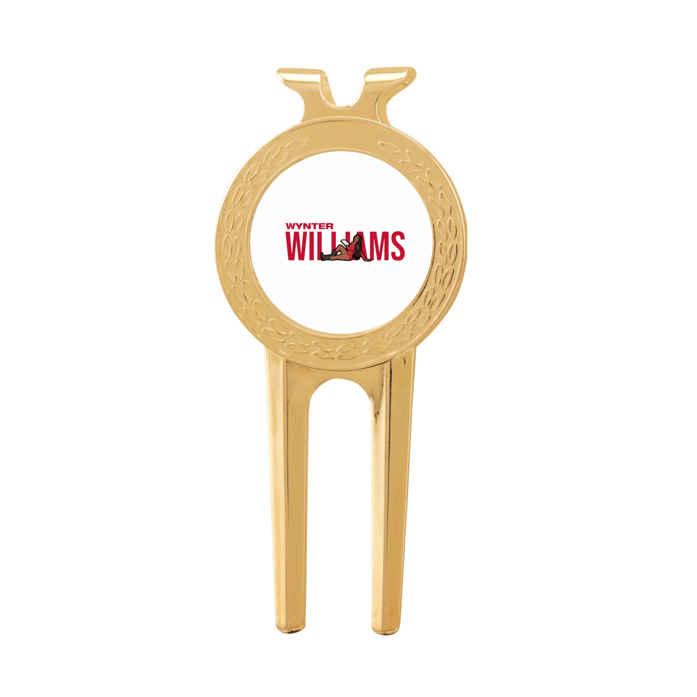 Divot Tool with Ball Marker — Player Name in Classic