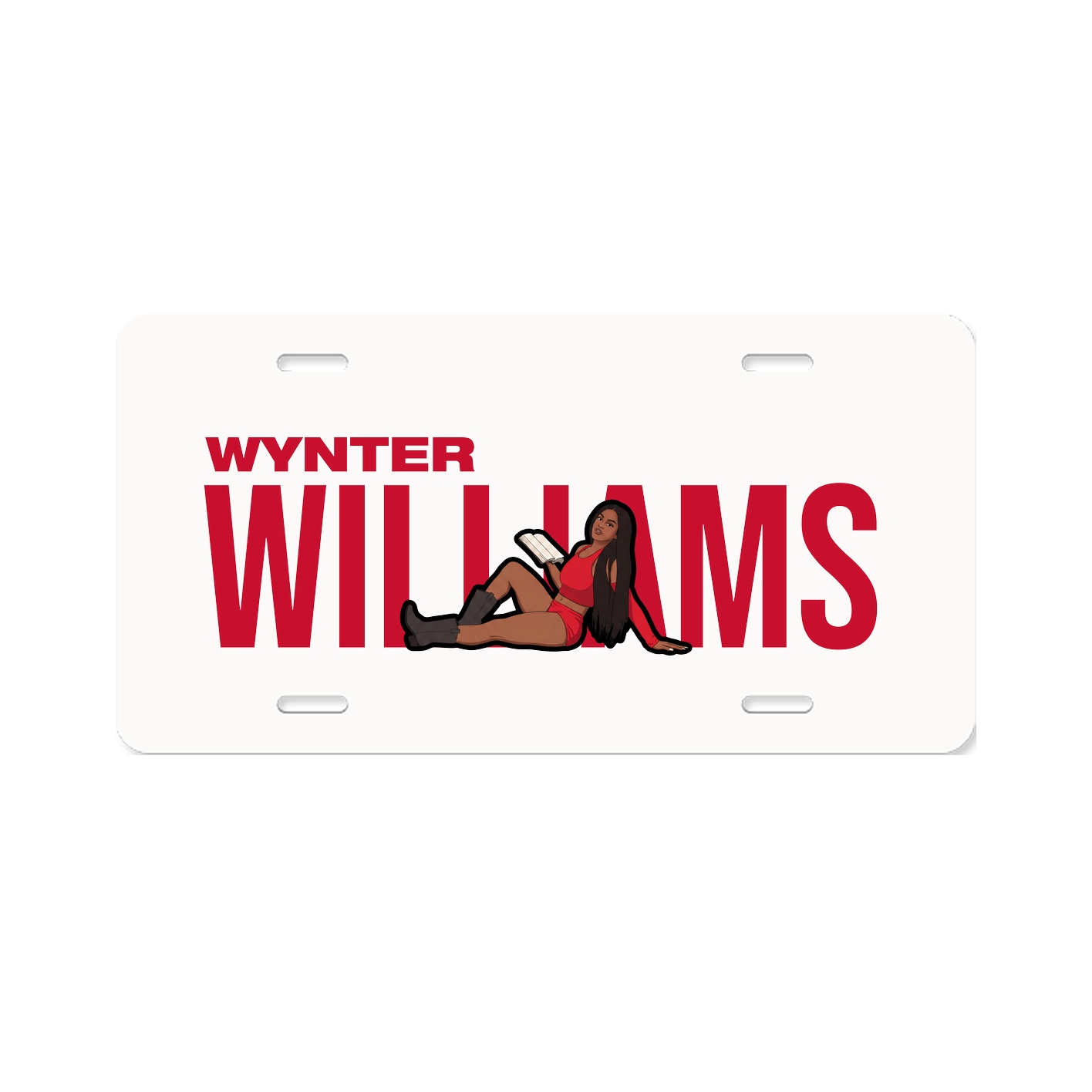 License Plate — Player Name in Classic