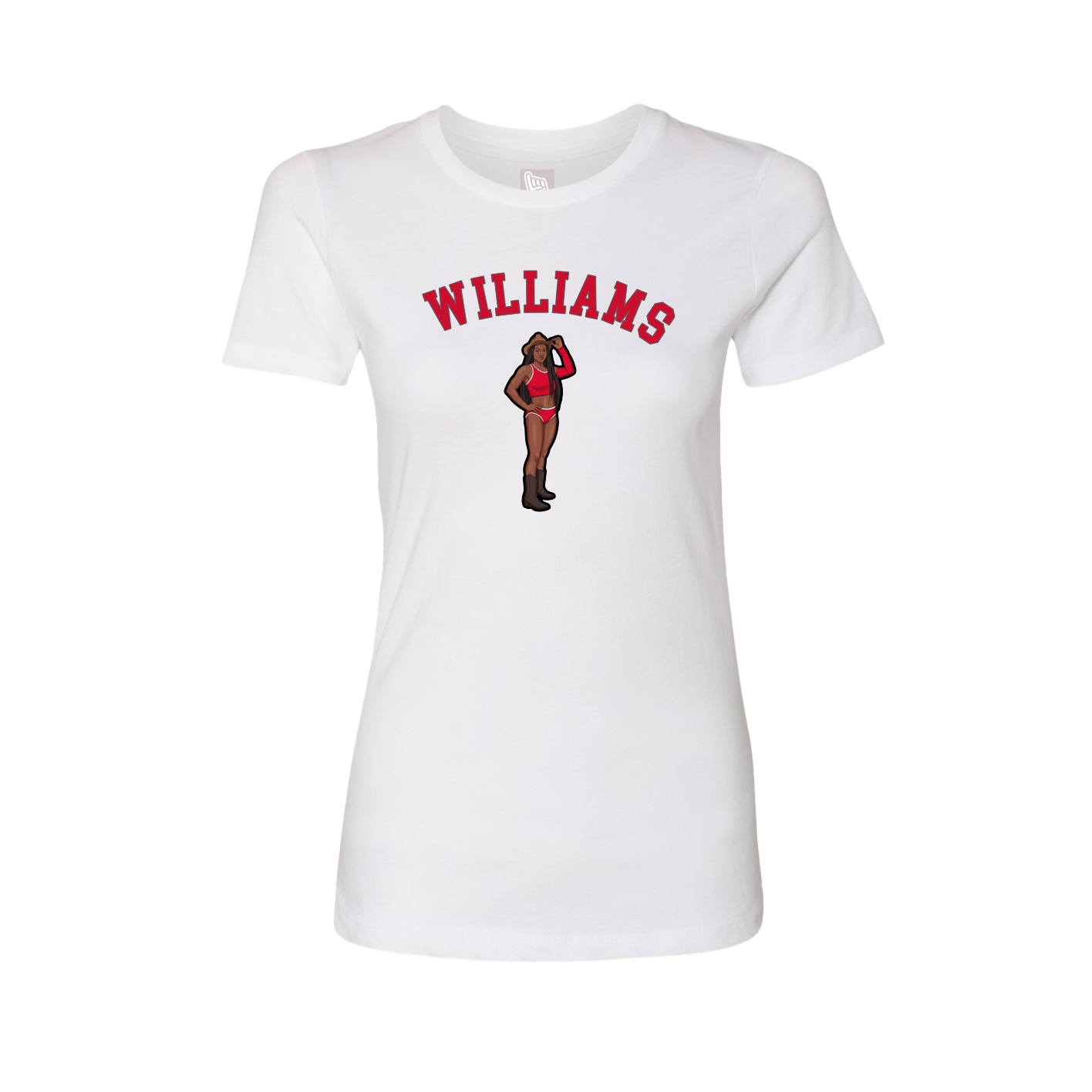 Womens Tee — Shirsey Arch in White