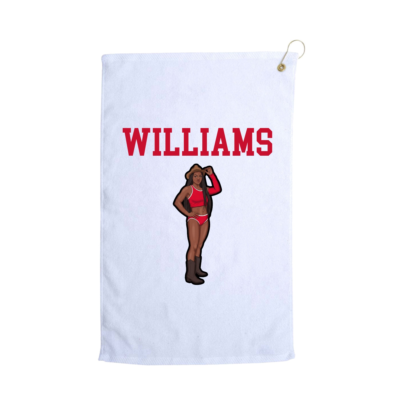Golf Towel — Shirsey in White