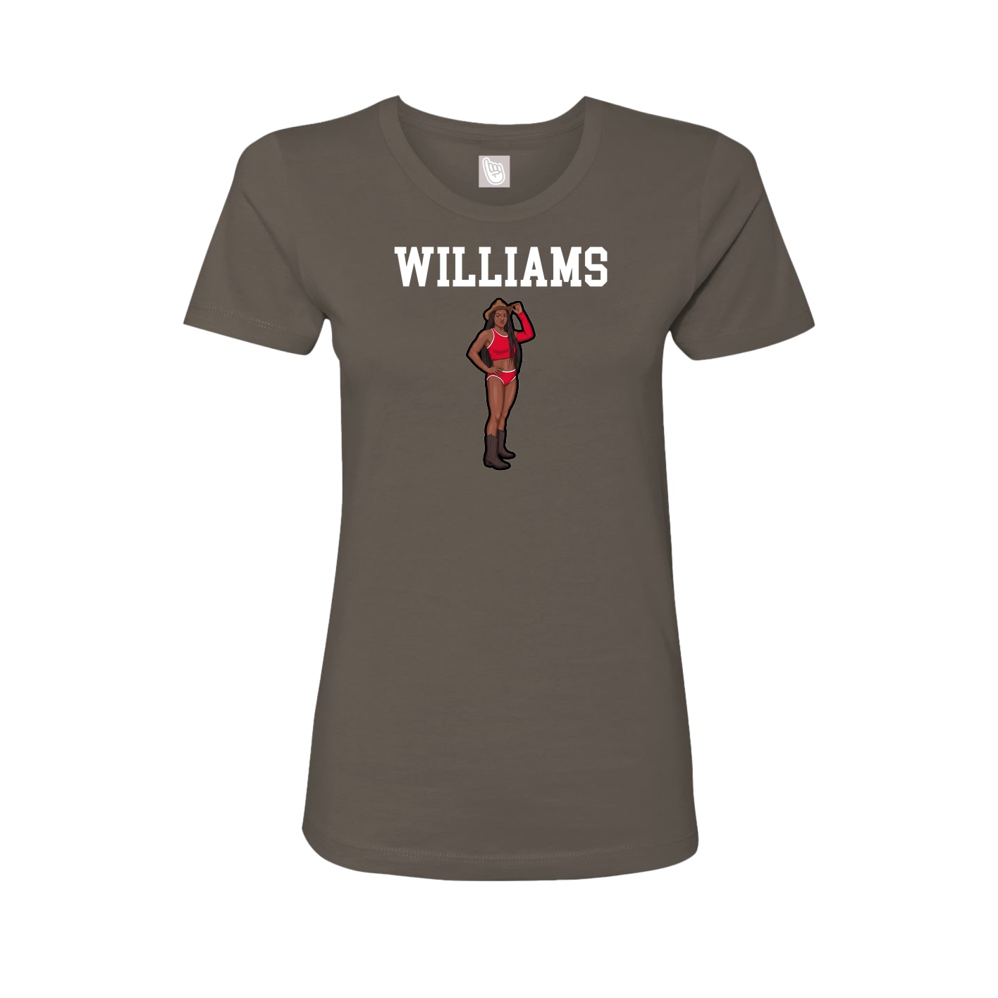 Fitted Women's Tee — Shirsey in Grey