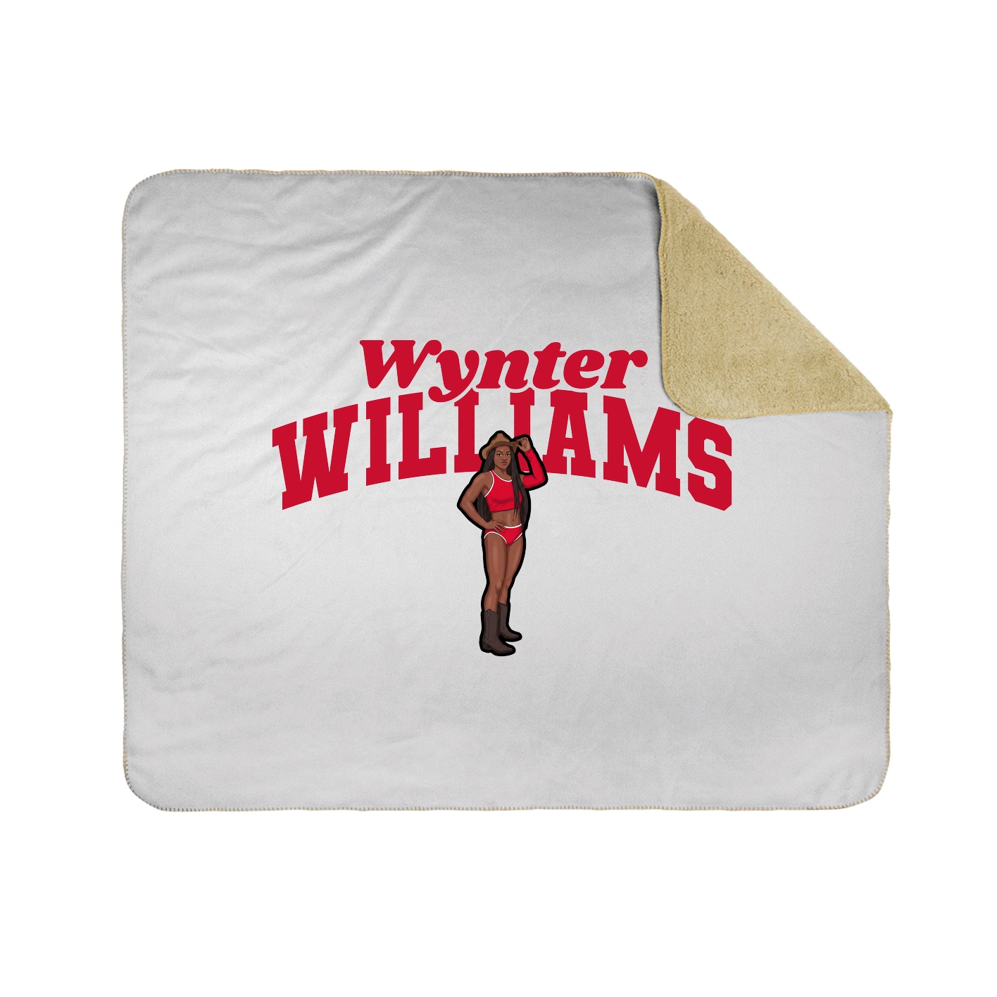 Throw Blanket — Signature Arch in White