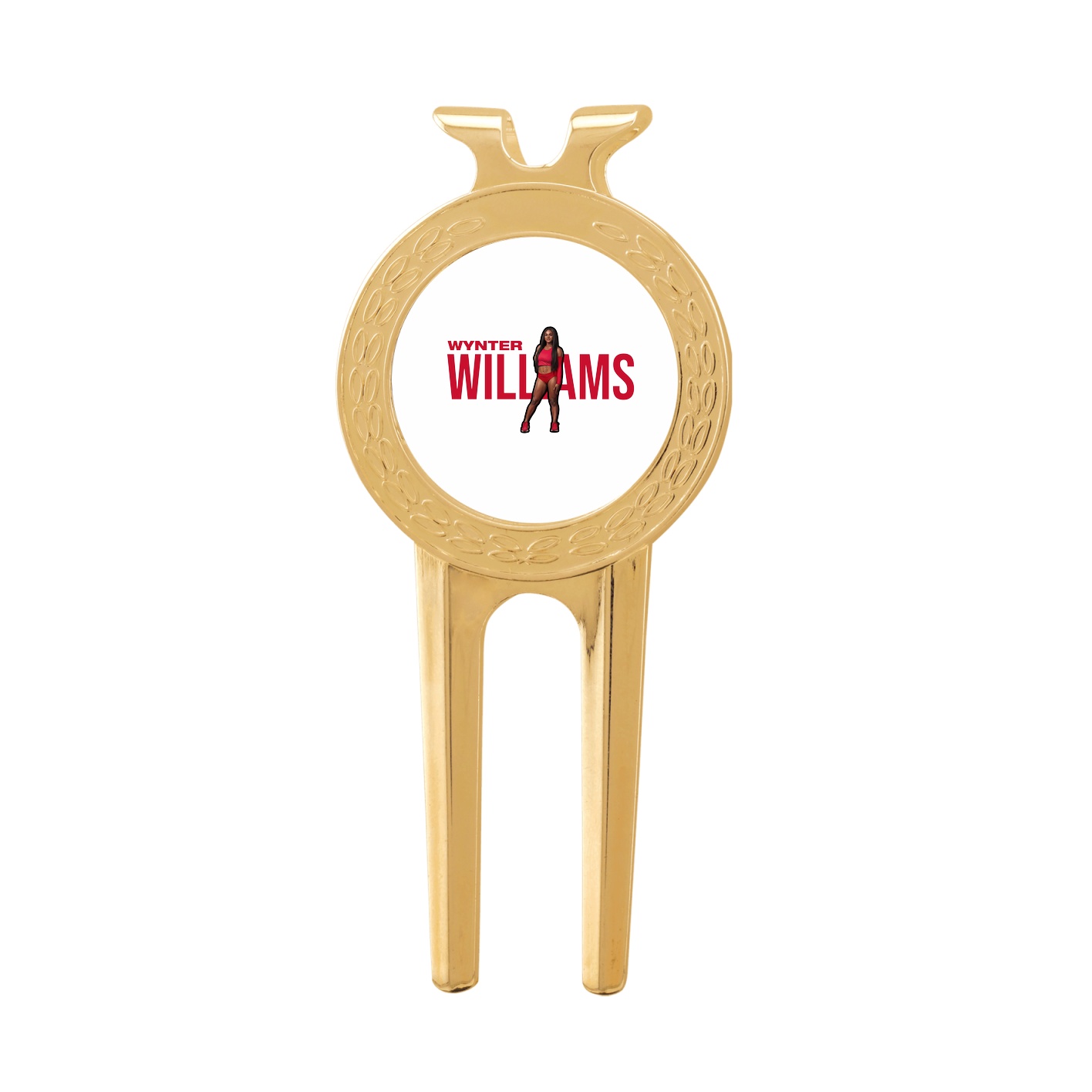 Divot Tool with Ball Marker — Player Name in Classic
