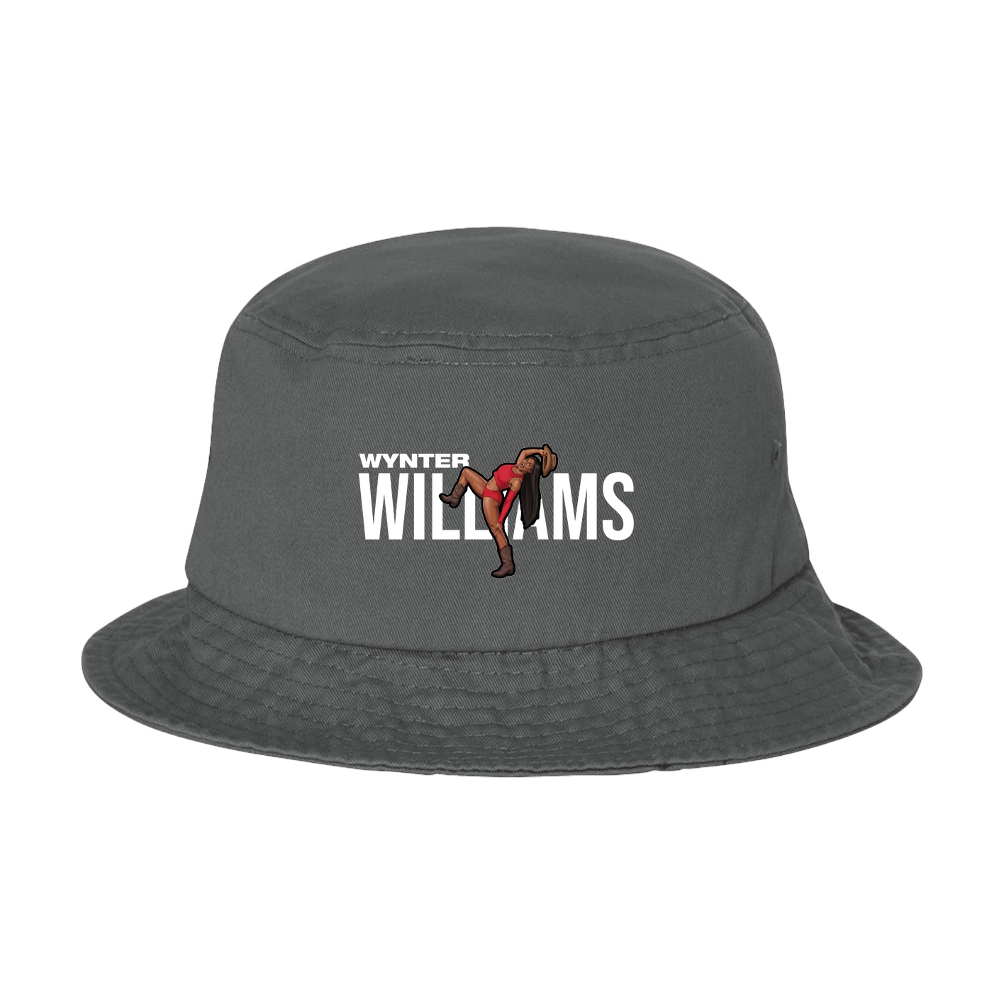 Bucket Cap — Player Name in Grey