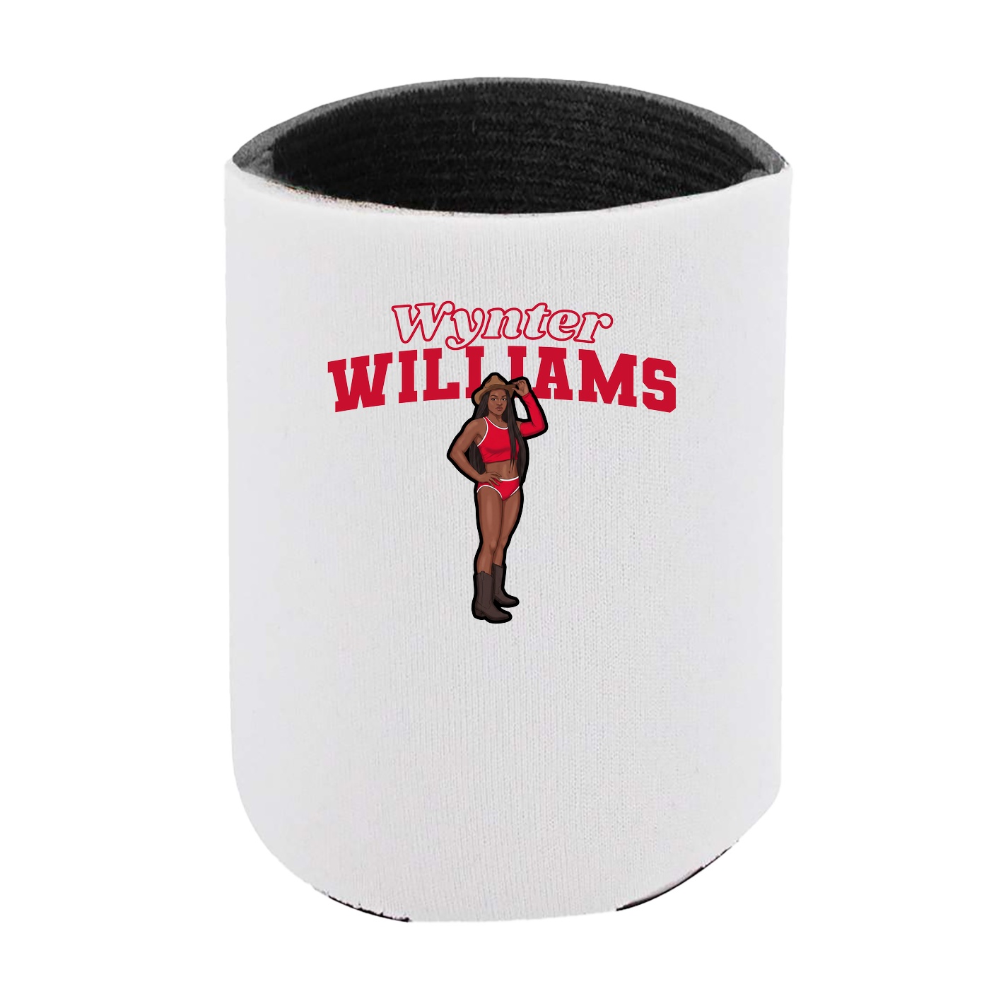 Can Holder — Name Arch in White