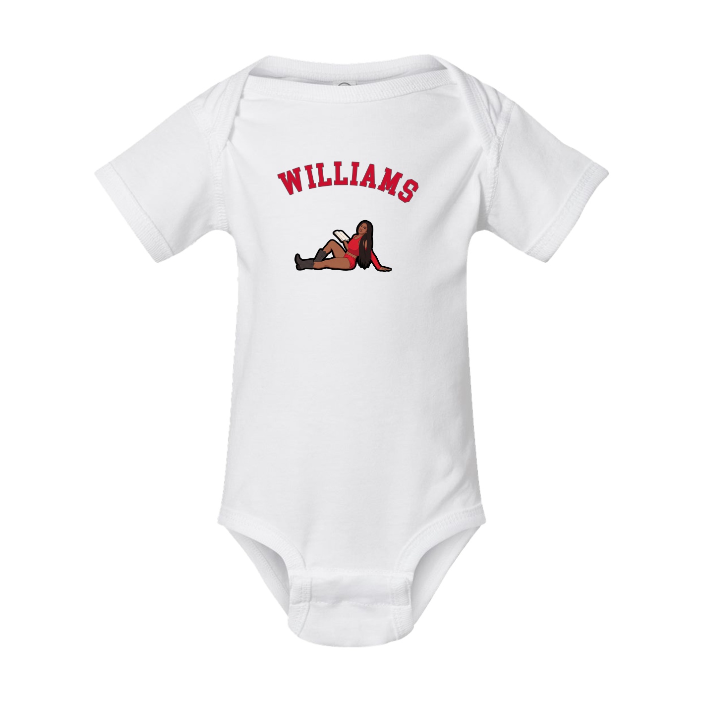 Baby Onesie — Shirsey Arch in White