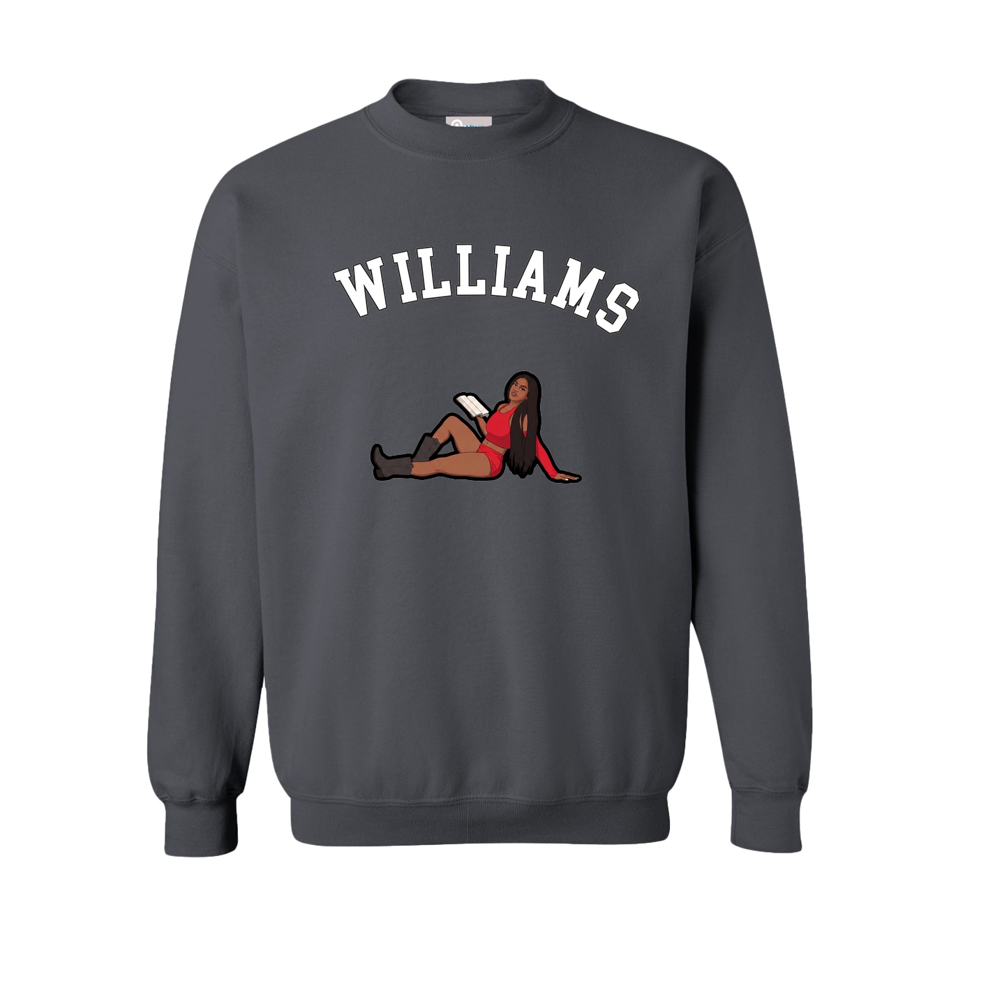 Fleece Crew — Shirsey Arch in Grey
